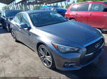 2016 Infiniti Q50 3.0t Premium Gray vin: JN1EV7AR3GM342397