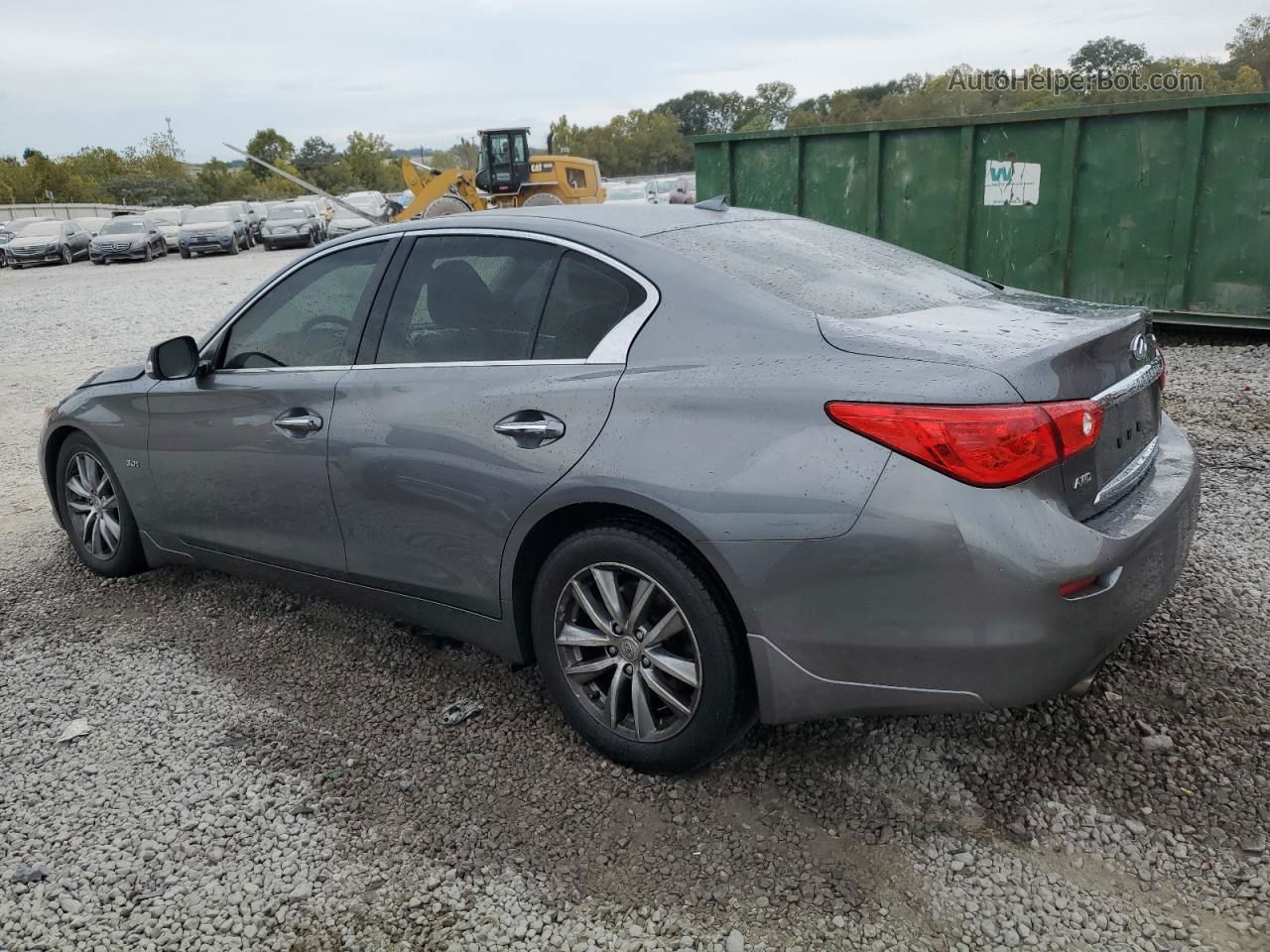 2016 Infiniti Q50 Premium Gray vin: JN1EV7AR3GM344439