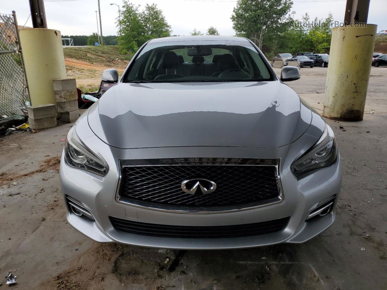 2016 Infiniti Q50 Premium Silver vin: JN1EV7AR3GM345915