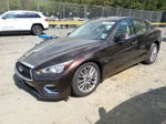 2018 Infiniti Q50 Luxe Burgundy vin: JN1EV7AR3JM431572