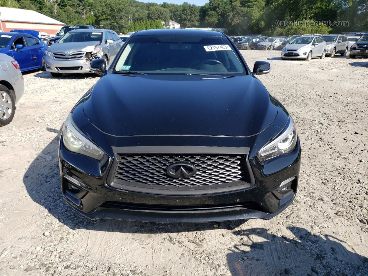 2018 Infiniti Q50 Luxe Black vin: JN1EV7AR3JM433886