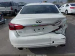 2018 Infiniti Q50 3.0t Luxe White vin: JN1EV7AR3JM435945