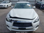 2018 Infiniti Q50 3.0t Luxe White vin: JN1EV7AR3JM435945