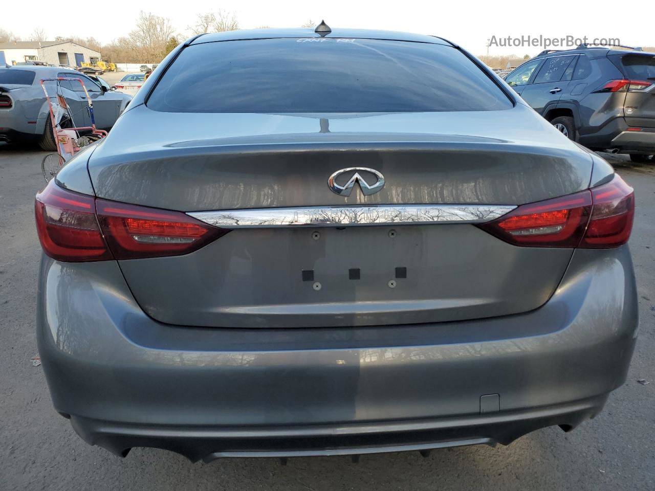 2018 Infiniti Q50 Luxe Gray vin: JN1EV7AR3JM437727