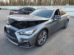 2018 Infiniti Q50 Luxe Gray vin: JN1EV7AR3JM437727