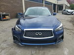 2018 Infiniti Q50 Luxe Blue vin: JN1EV7AR3JM440062