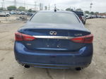 2018 Infiniti Q50 Luxe Blue vin: JN1EV7AR3JM440062