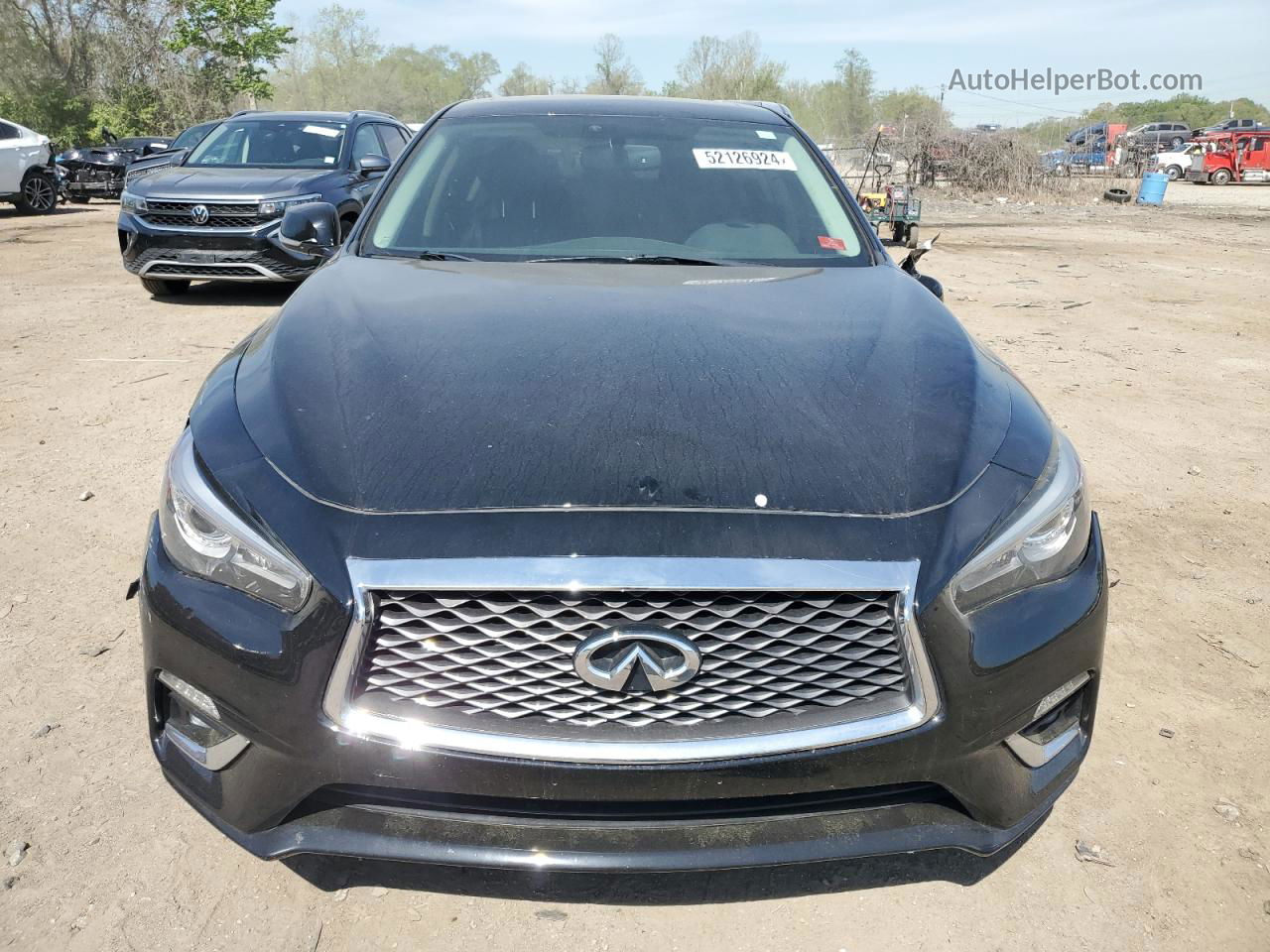 2018 Infiniti Q50 Luxe Black vin: JN1EV7AR3JM442653