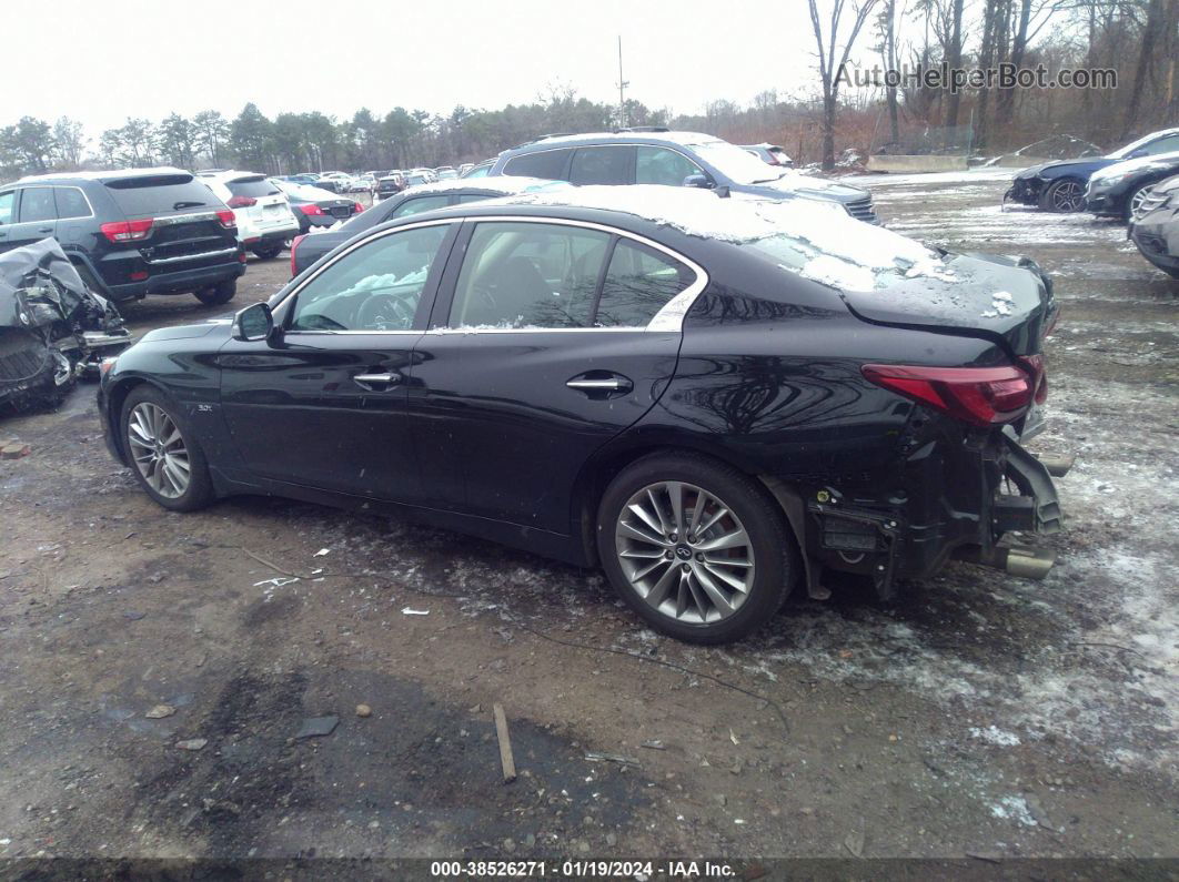 2018 Infiniti Q50 3.0t Luxe Black vin: JN1EV7AR3JM445259