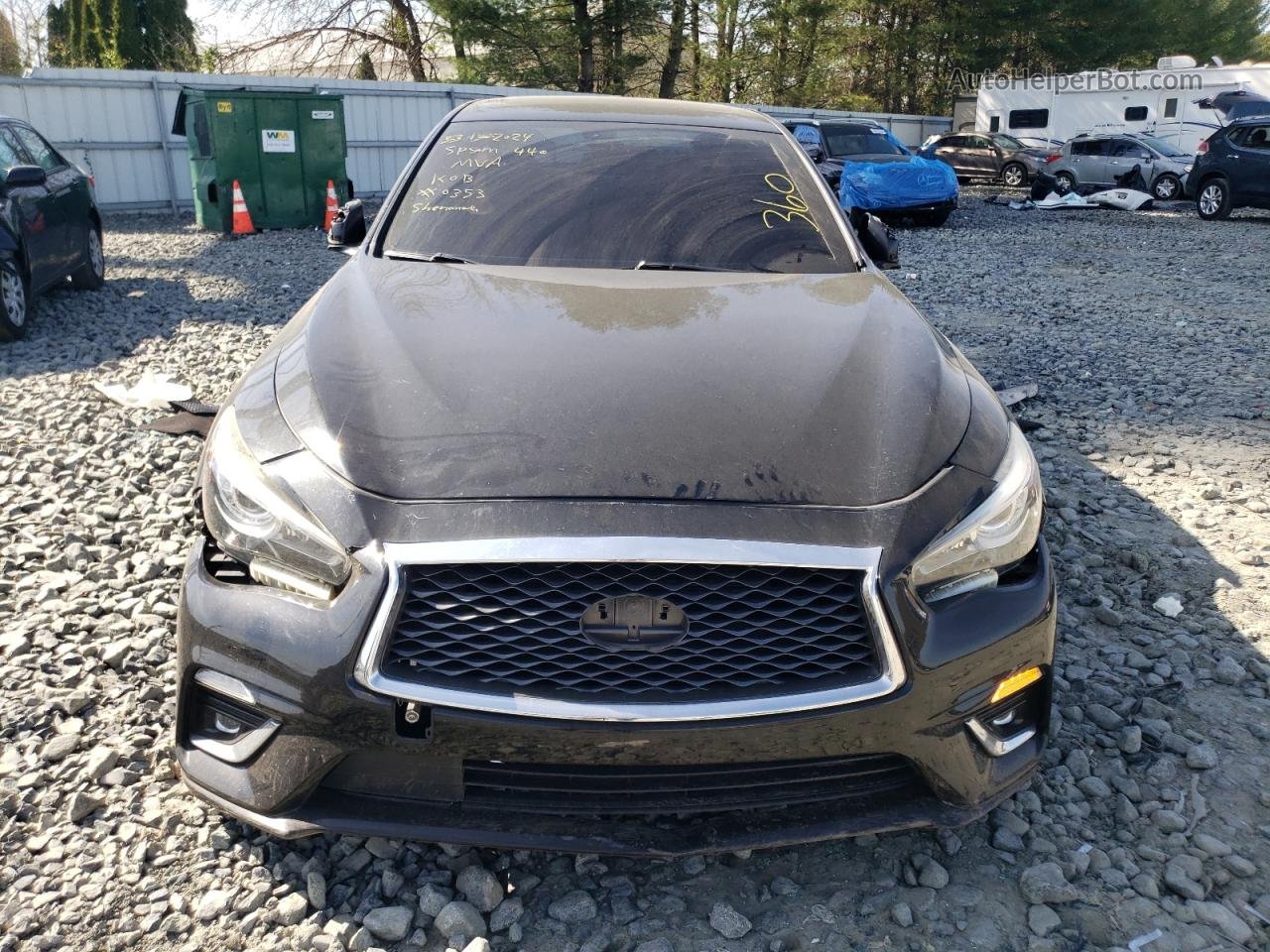 2019 Infiniti Q50 Luxe Black vin: JN1EV7AR3KM550353