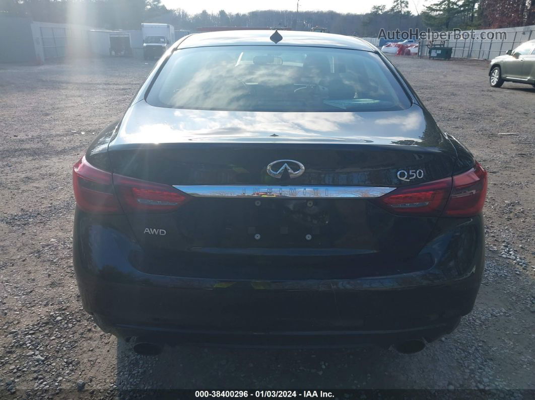 2019 Infiniti Q50 3.0t Luxe Black vin: JN1EV7AR3KM552331