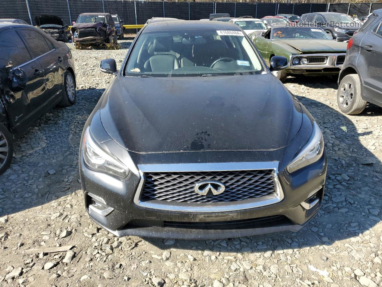 2019 Infiniti Q50 Luxe Black vin: JN1EV7AR3KM556721