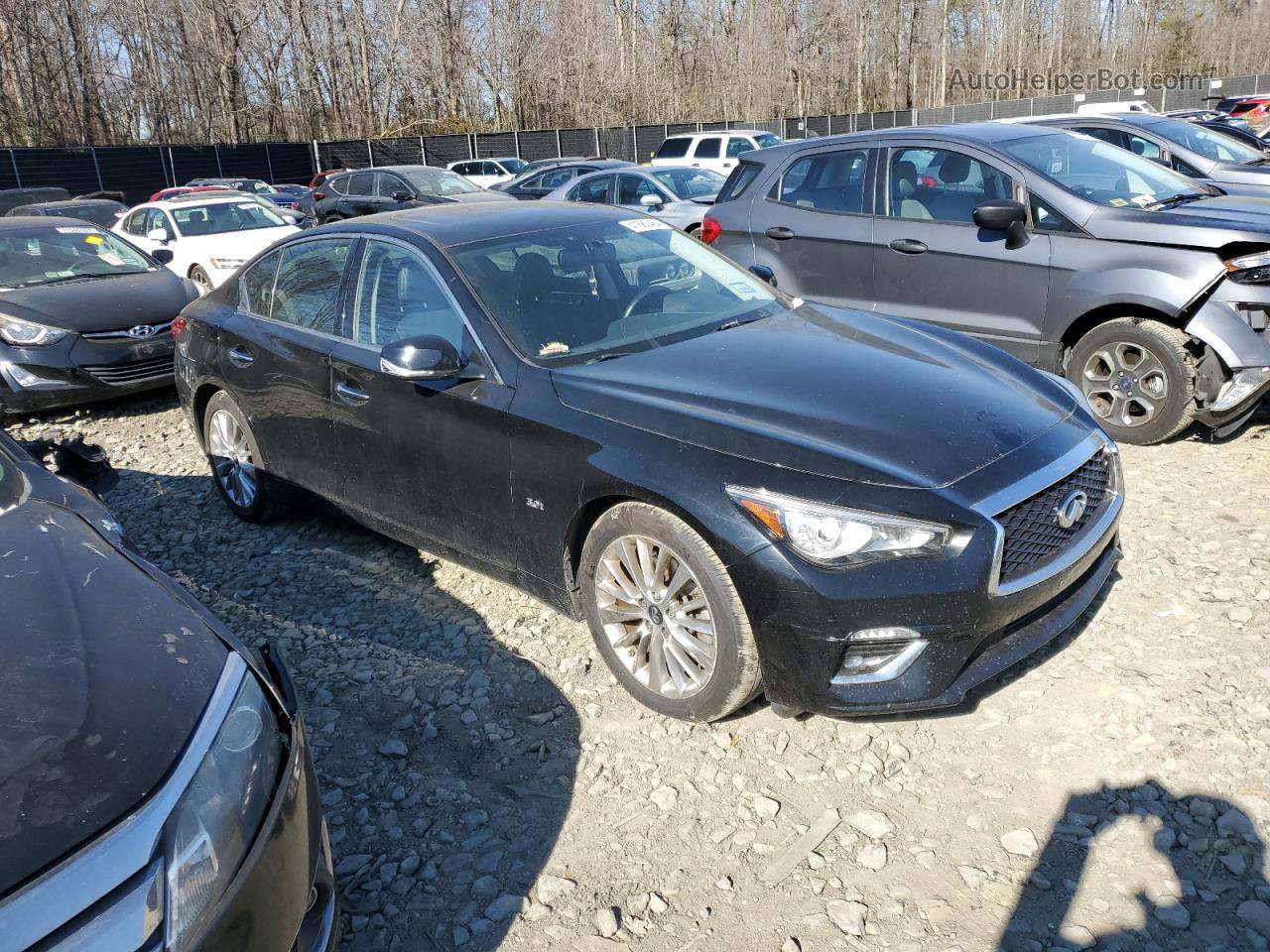 2019 Infiniti Q50 Luxe Black vin: JN1EV7AR3KM556721