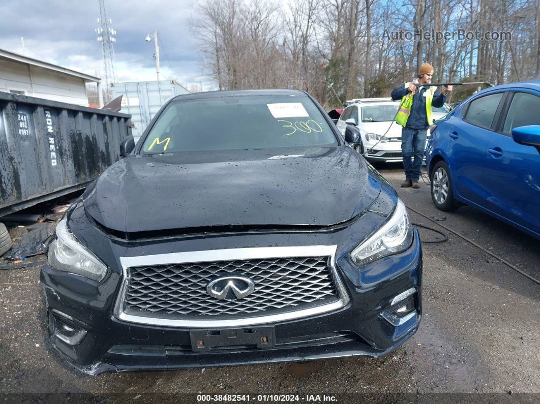 2019 Infiniti Q50 3.0t Luxe Black vin: JN1EV7AR3KM559411