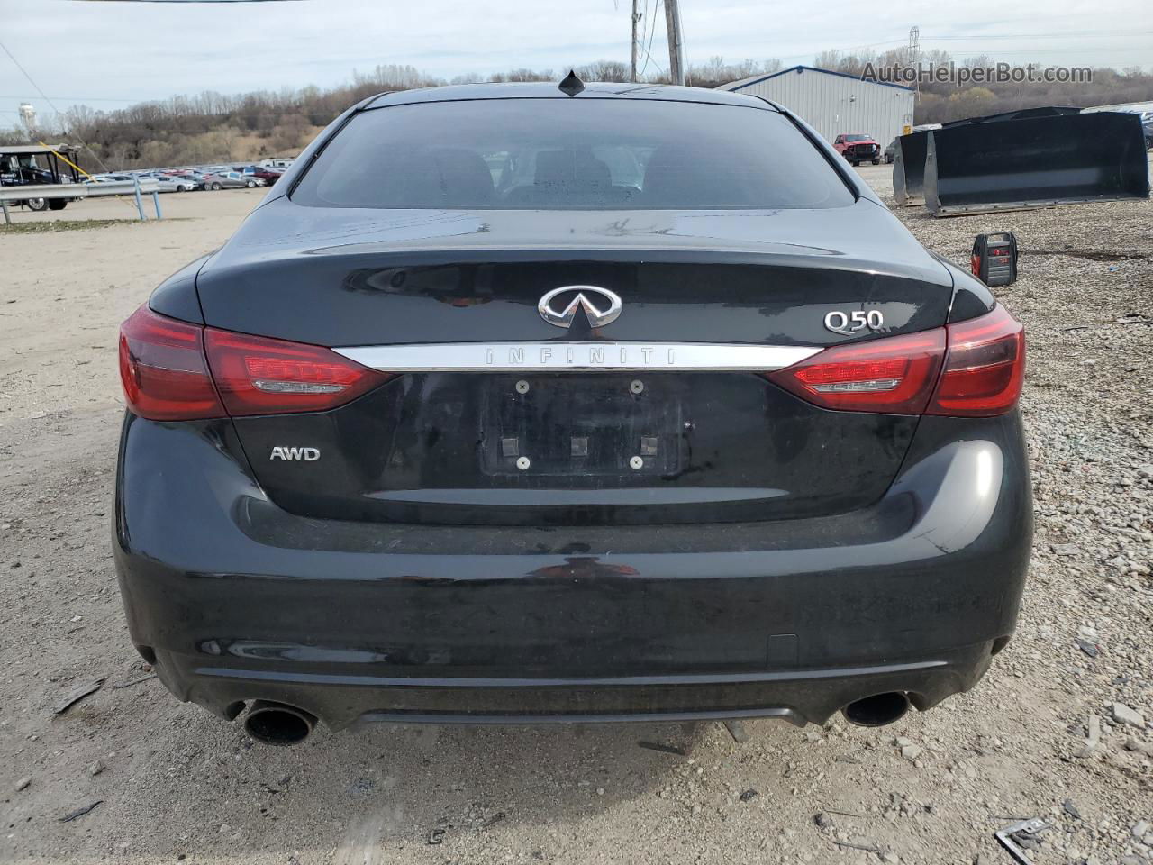 2019 Infiniti Q50 Luxe Black vin: JN1EV7AR3KM559702