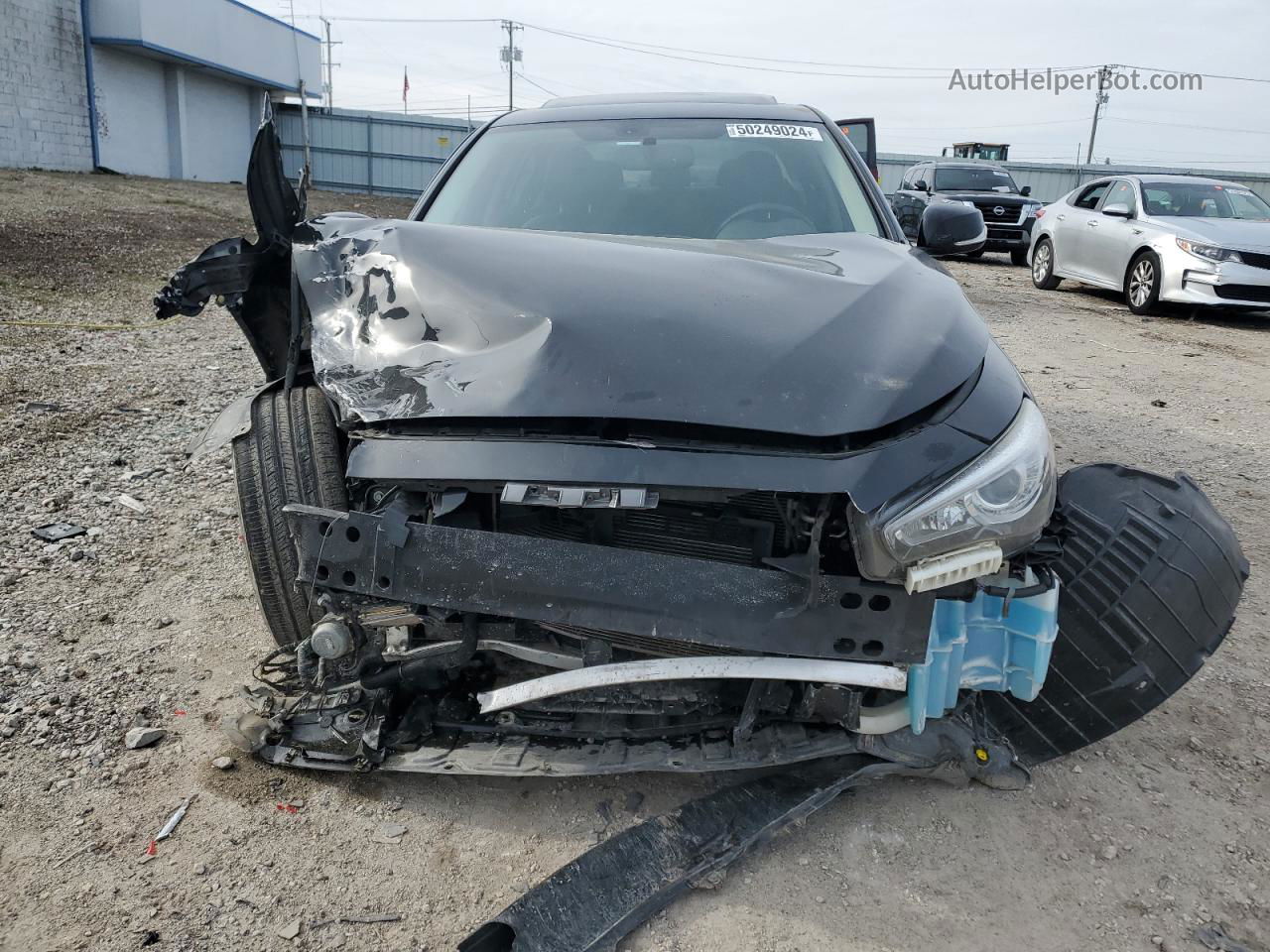 2019 Infiniti Q50 Luxe Черный vin: JN1EV7AR3KM559702