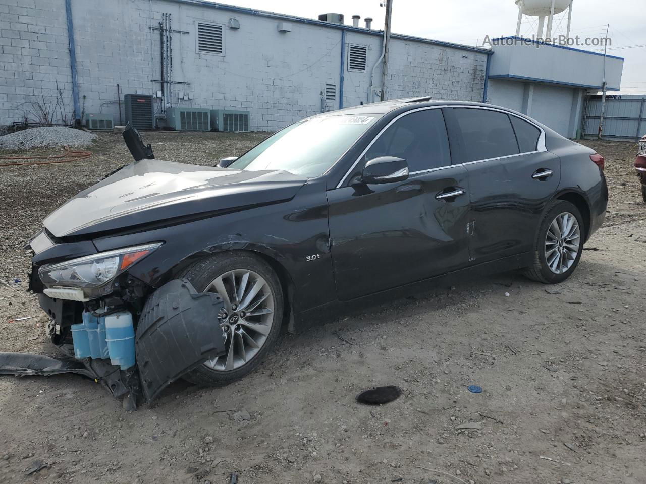 2019 Infiniti Q50 Luxe Black vin: JN1EV7AR3KM559702