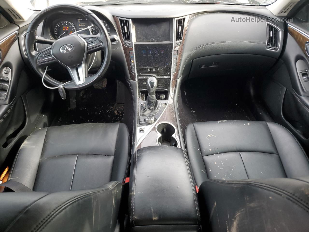 2019 Infiniti Q50 Luxe Black vin: JN1EV7AR3KM559702