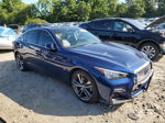 2019 Infiniti Q50 Luxe Blue vin: JN1EV7AR3KM592201