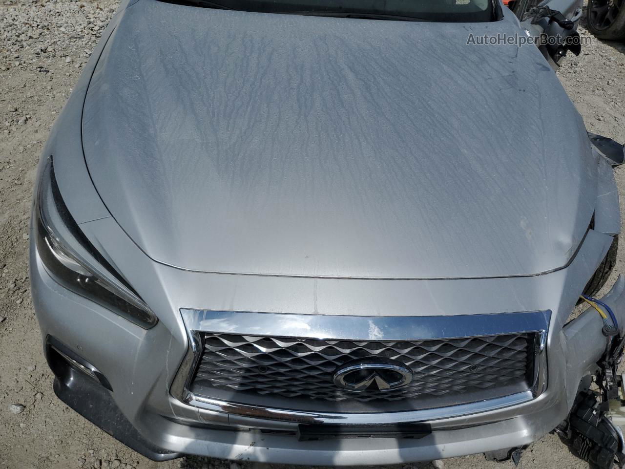 2019 Infiniti Q50 Luxe Silver vin: JN1EV7AR3KM592487