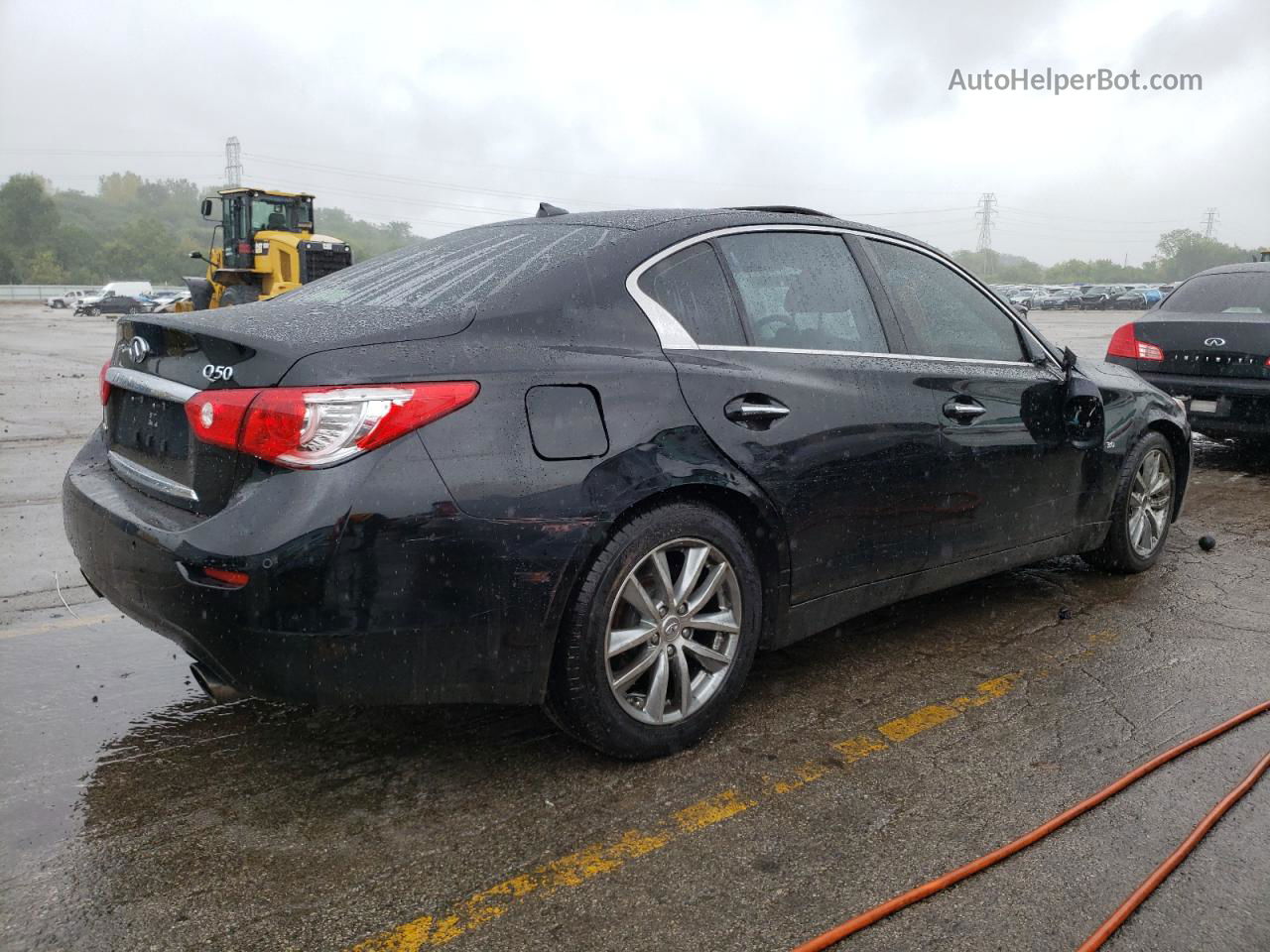 2016 Infiniti Q50 Premium Черный vin: JN1EV7AR4GM341162