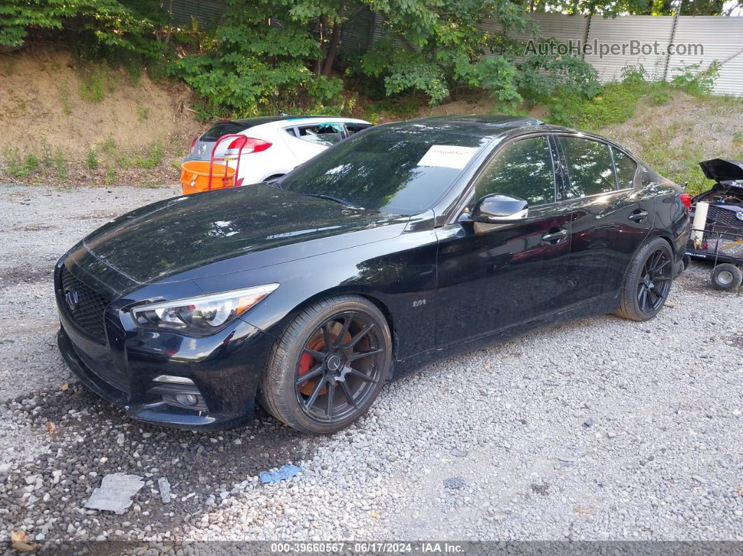 2016 Infiniti Q50 3.0t Premium Черный vin: JN1EV7AR4GM341954