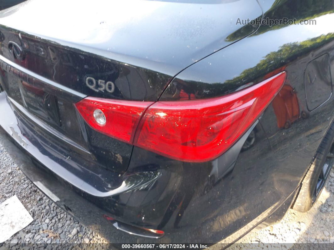 2016 Infiniti Q50 3.0t Premium Черный vin: JN1EV7AR4GM341954