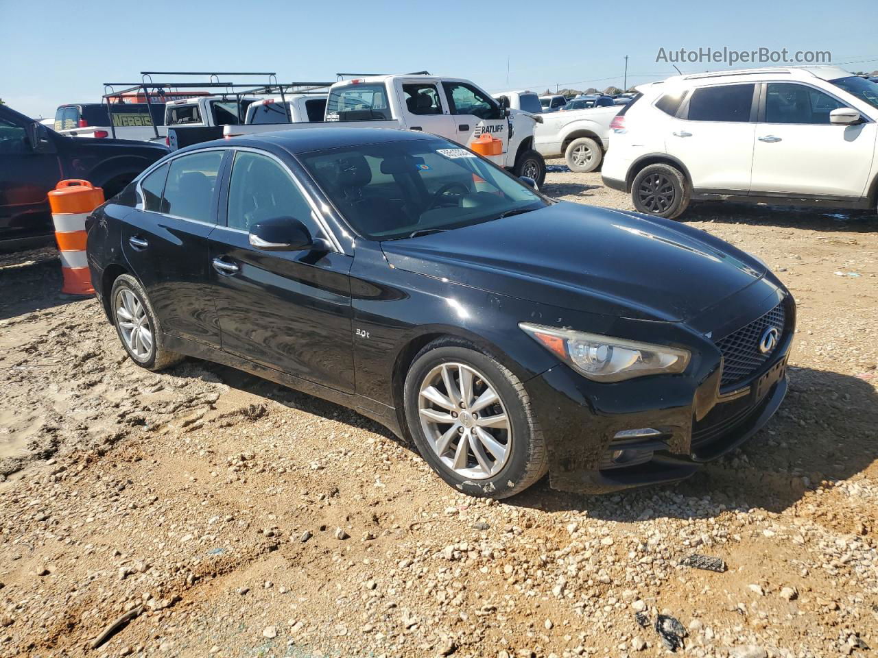 2016 Infiniti Q50 Premium Black vin: JN1EV7AR4GM344370