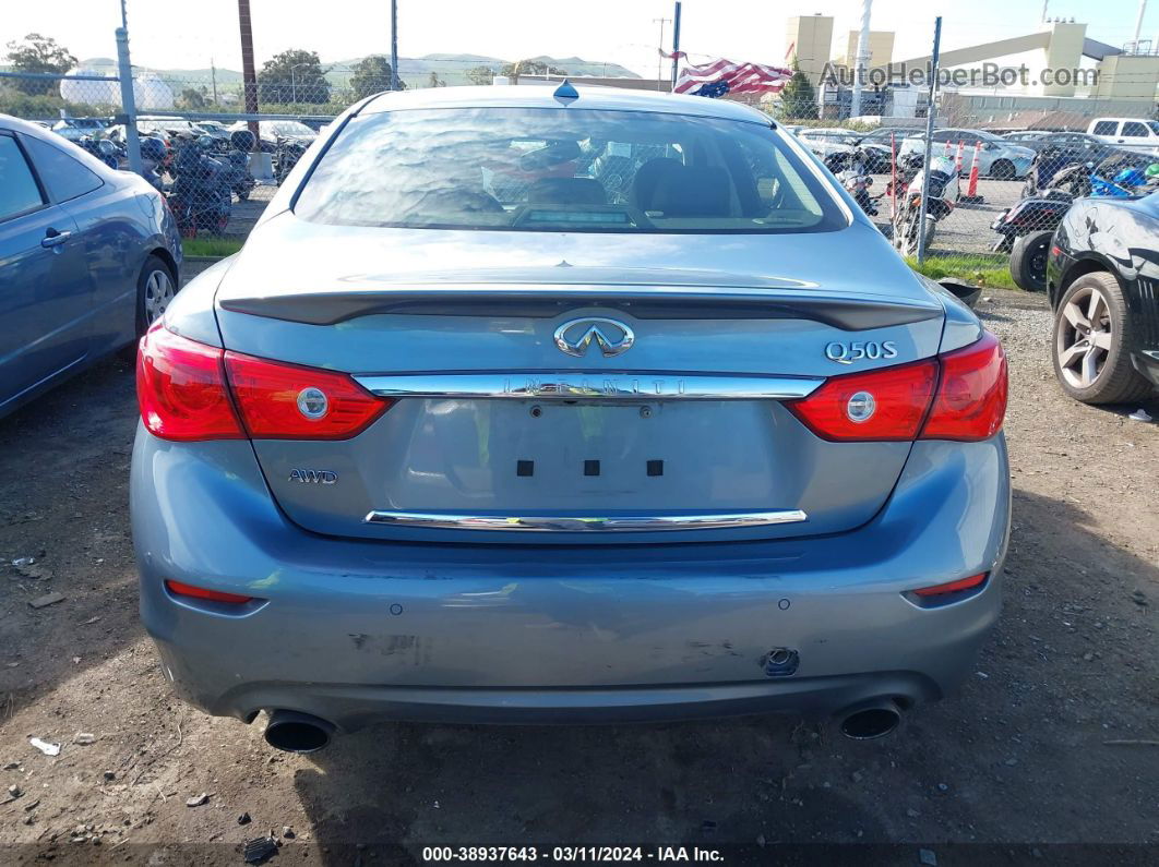 2016 Infiniti Q50 3.0t Sport Синий vin: JN1EV7AR4GM345843