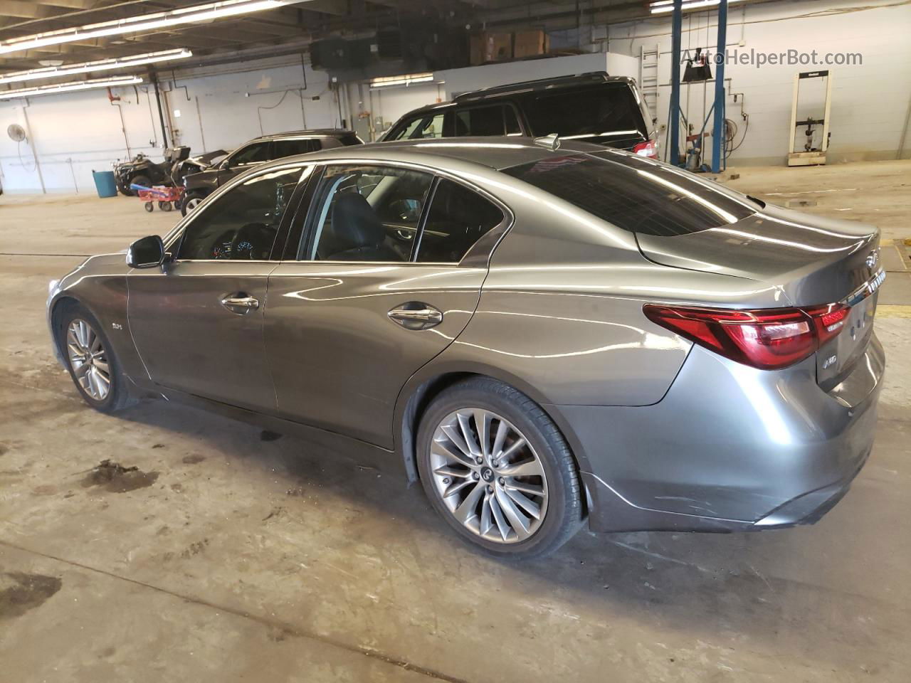 2018 Infiniti Q50 Luxe Gray vin: JN1EV7AR4JM431922