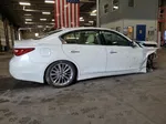 2018 Infiniti Q50 Luxe White vin: JN1EV7AR4JM437123