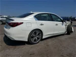 2018 Infiniti Q50 Luxe Белый vin: JN1EV7AR4JM439681