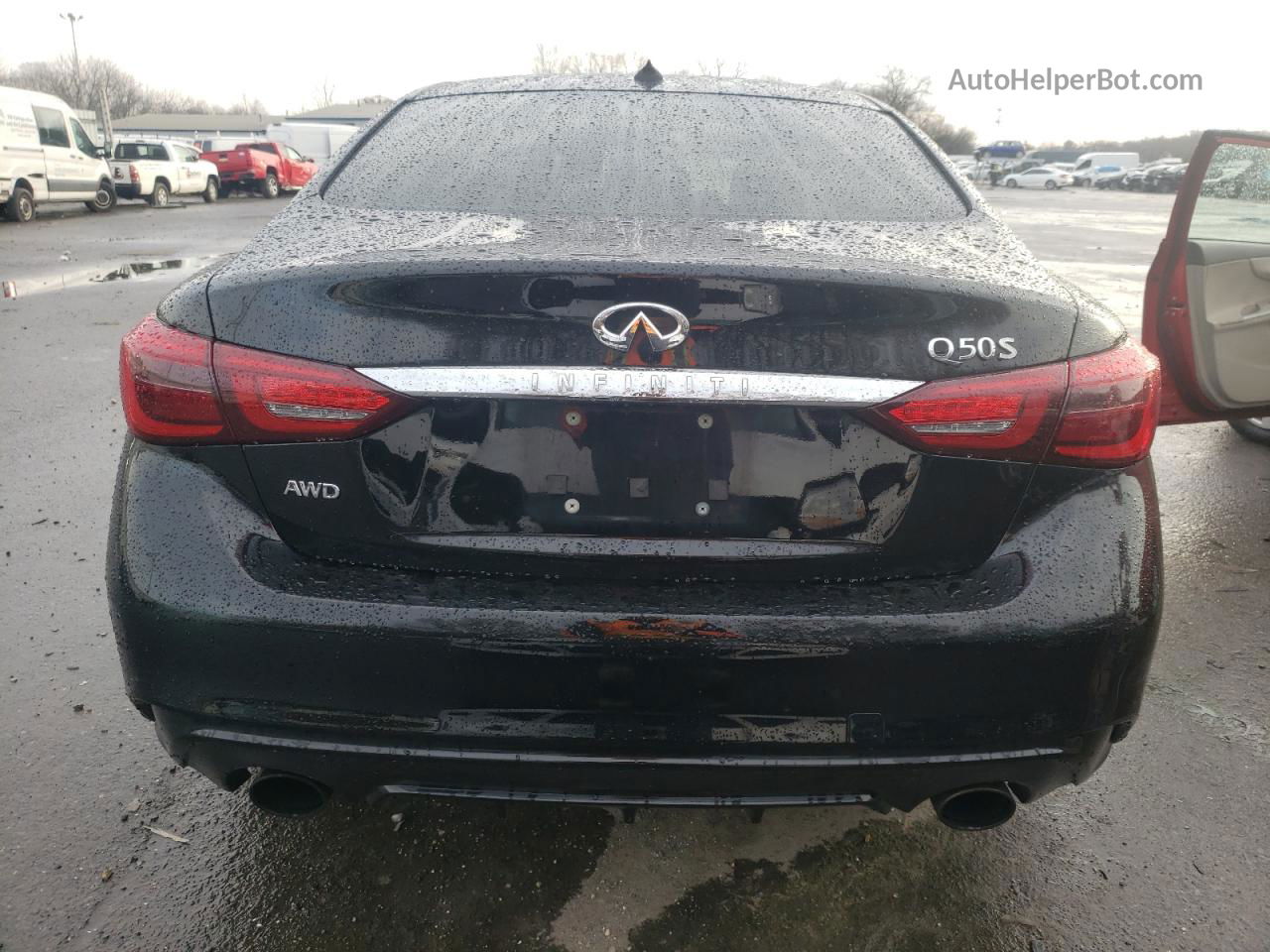 2018 Infiniti Q50 Luxe Black vin: JN1EV7AR4JM440068