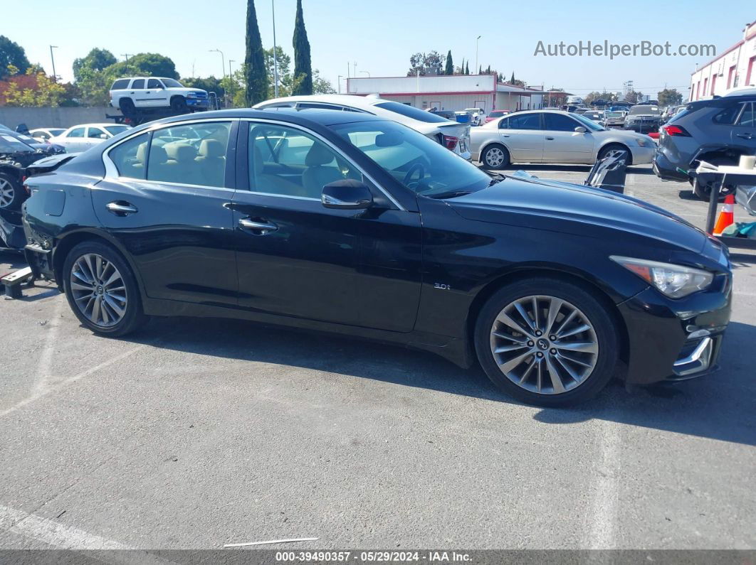 2018 Infiniti Q50 3.0t Luxe Black vin: JN1EV7AR4JM440426