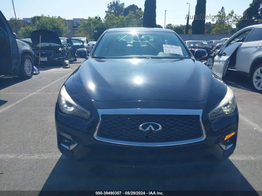 2018 Infiniti Q50 3.0t Luxe Черный vin: JN1EV7AR4JM440426