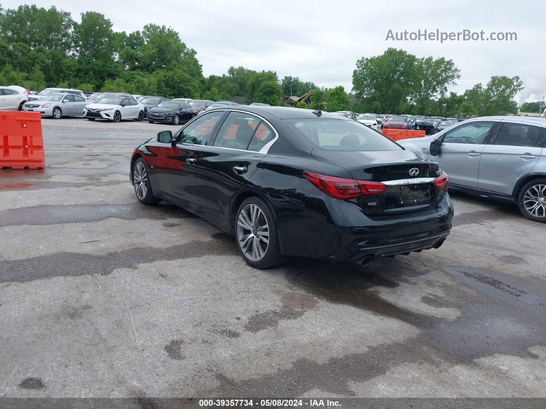 2018 Infiniti Q50 3.0t Sport Black vin: JN1EV7AR4JM440894