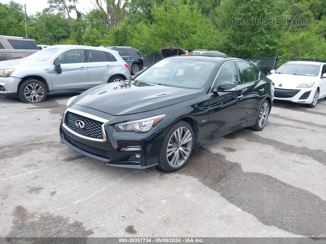 2018 Infiniti Q50 3.0t Sport Black vin: JN1EV7AR4JM440894