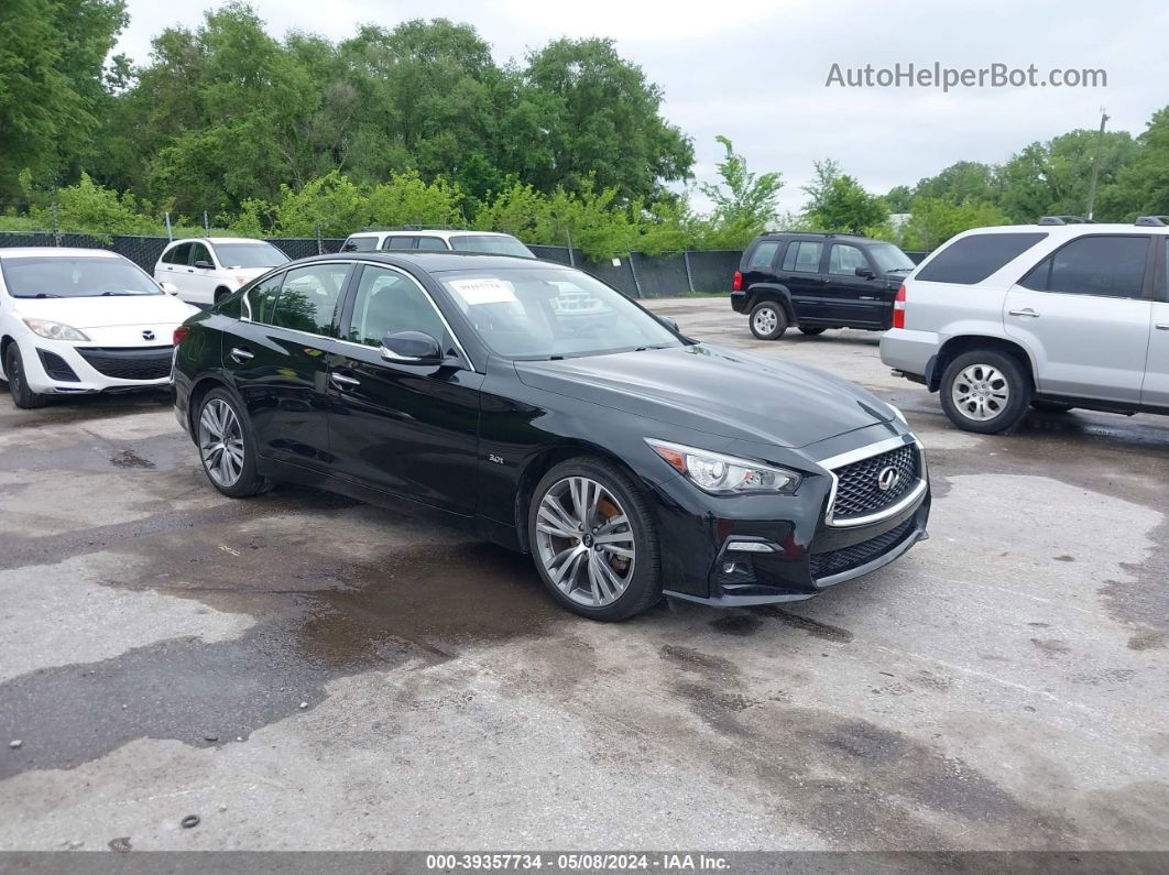 2018 Infiniti Q50 3.0t Sport Black vin: JN1EV7AR4JM440894