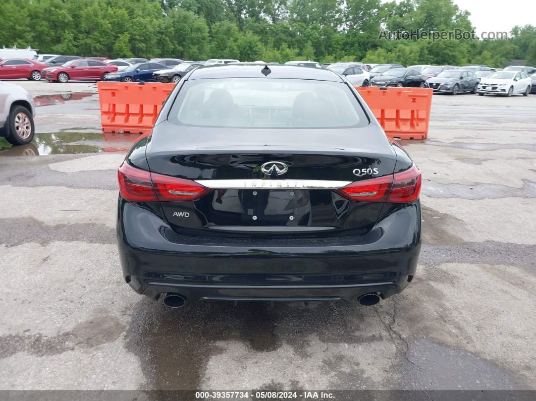 2018 Infiniti Q50 3.0t Sport Black vin: JN1EV7AR4JM440894