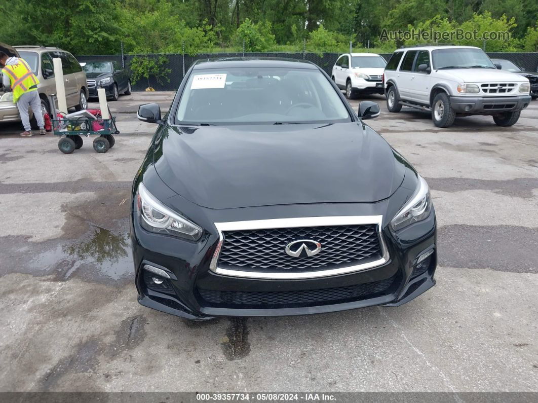 2018 Infiniti Q50 3.0t Sport Black vin: JN1EV7AR4JM440894