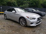 2018 Infiniti Q50 Luxe Silver vin: JN1EV7AR4JM442659