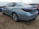 2018 Infiniti Q50 Luxe Синий vin: JN1EV7AR4JM443424