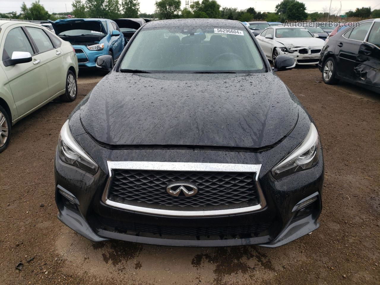 2018 Infiniti Q50 Luxe Black vin: JN1EV7AR4JM444217