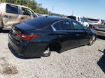 2018 Infiniti Q50 Luxe Black vin: JN1EV7AR4JM445349