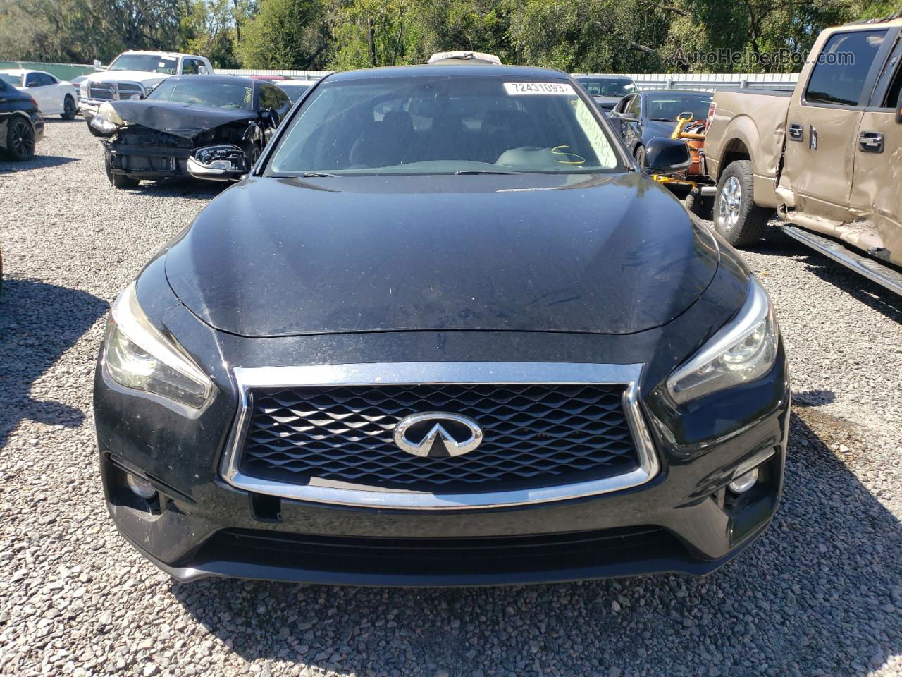 2018 Infiniti Q50 Luxe Black vin: JN1EV7AR4JM445349