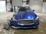 2019 Infiniti Q50 Luxe Синий vin: JN1EV7AR4KM551382