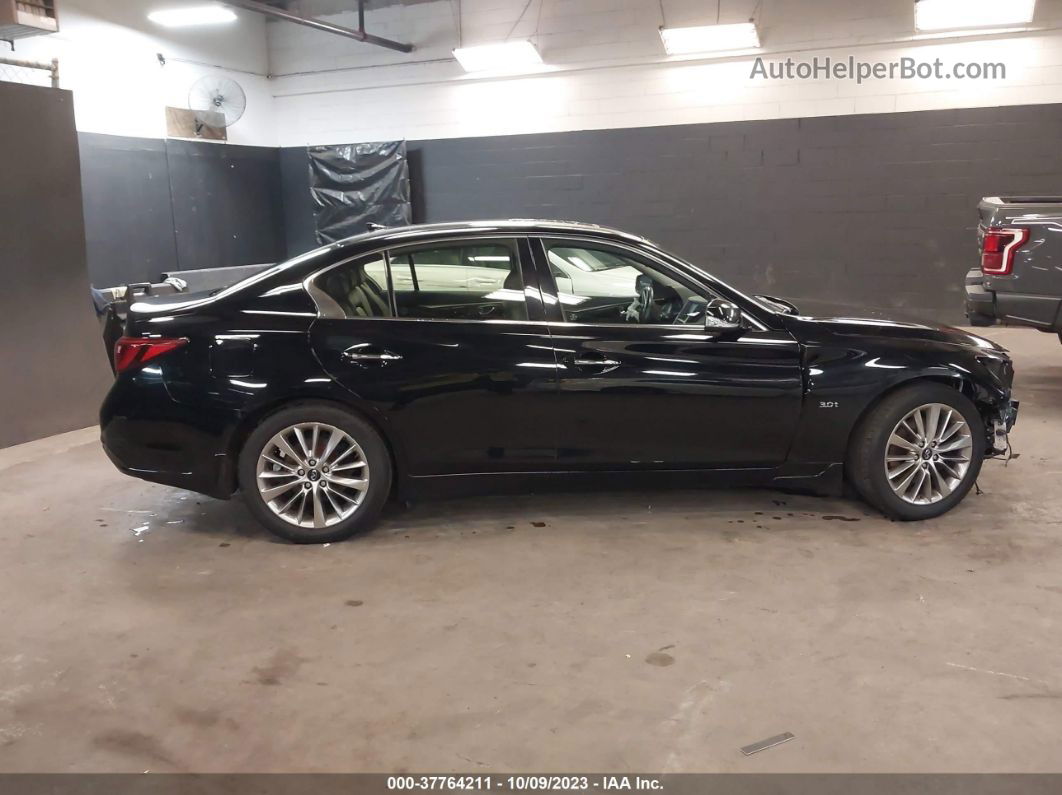 2019 Infiniti Q50 3.0t Luxe Black vin: JN1EV7AR4KM553858