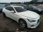 2019 Infiniti Q50 3.0t Luxe White vin: JN1EV7AR4KM554816