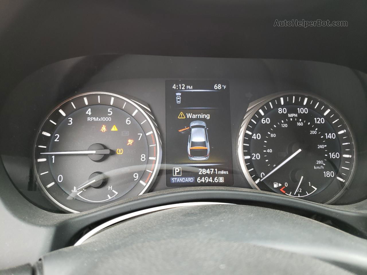 2019 Infiniti Q50 Luxe Серебряный vin: JN1EV7AR4KM558252