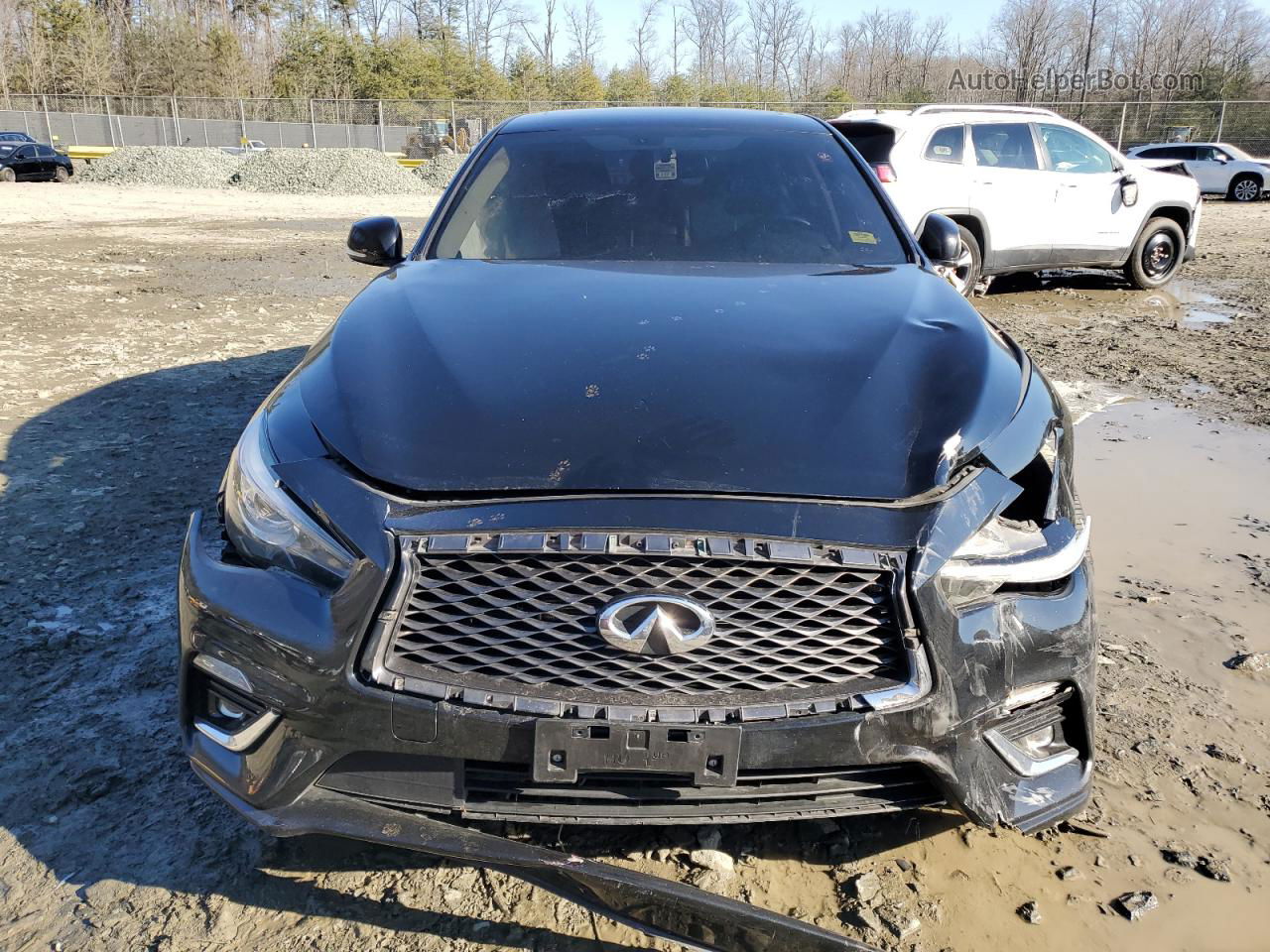 2019 Infiniti Q50 Luxe Black vin: JN1EV7AR4KM559580